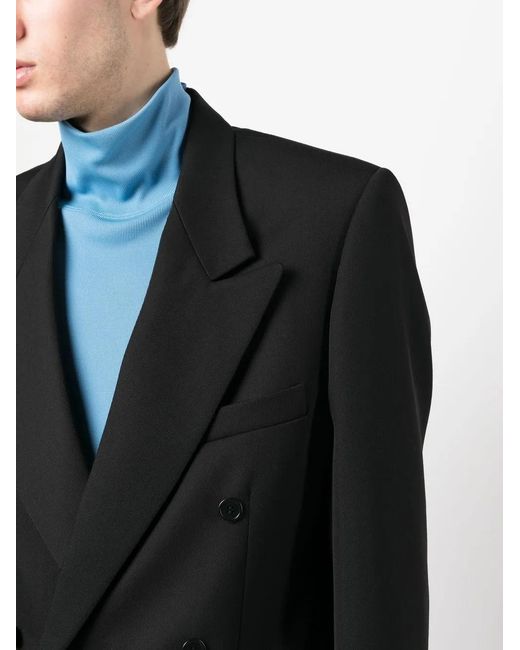 BOTTER Black Double-Breasted Blazer for men