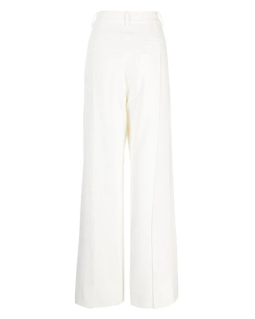 Proenza Schouler White Straight-Leg Trousers