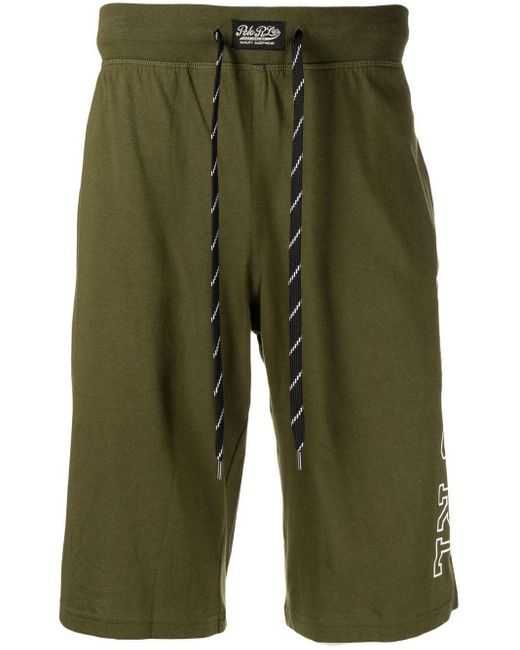 Pantalones cortos de chándal con logo Polo Ralph Lauren de hombre de color Green