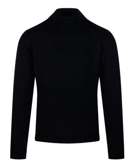 メンズ Roberto Collina ハイネック セーター Black