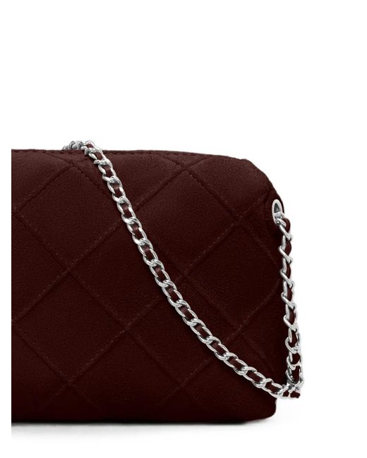 Tory Burch Purple Fleming Suede Soft Crossbody Bag