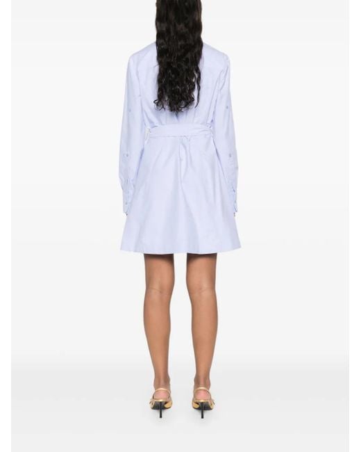 Givenchy White Embroidered Mini Dress