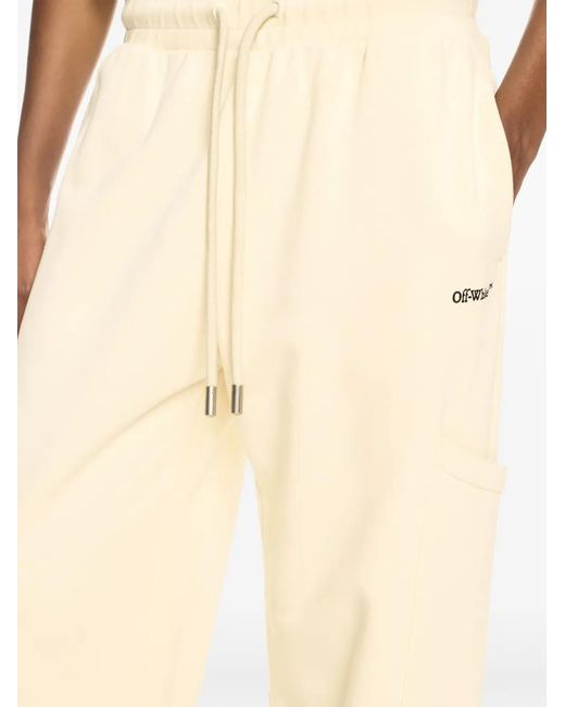 Off-White c/o Virgil Abloh Natural Bookish New Track Pants