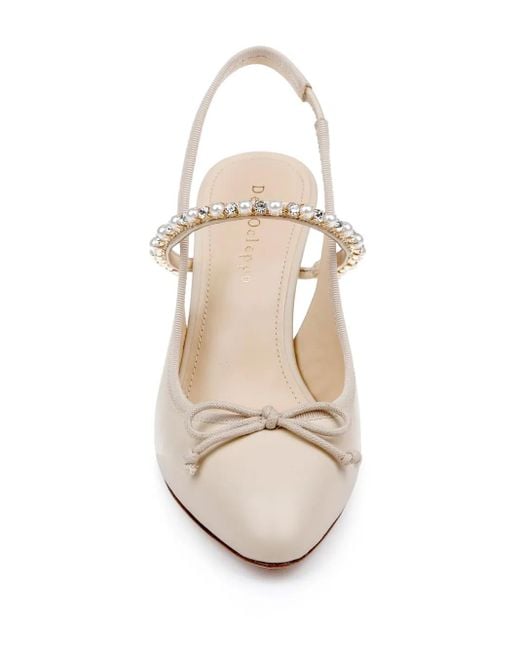 Dee Ocleppo White 76Mm Houston Pumps