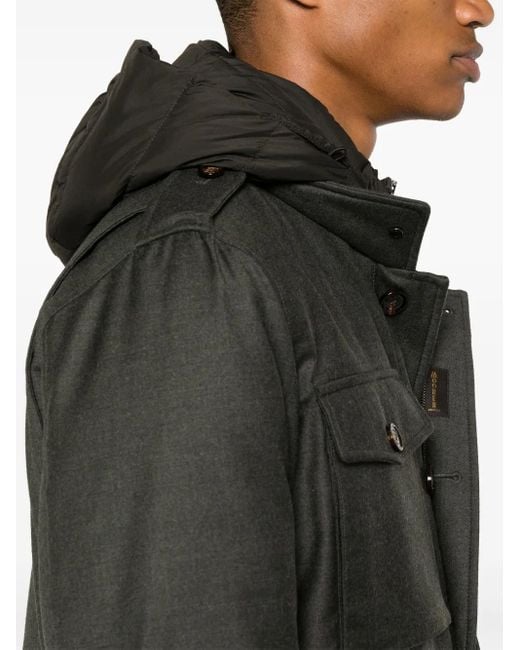 Moorer Black Isac Padded Jacket for men