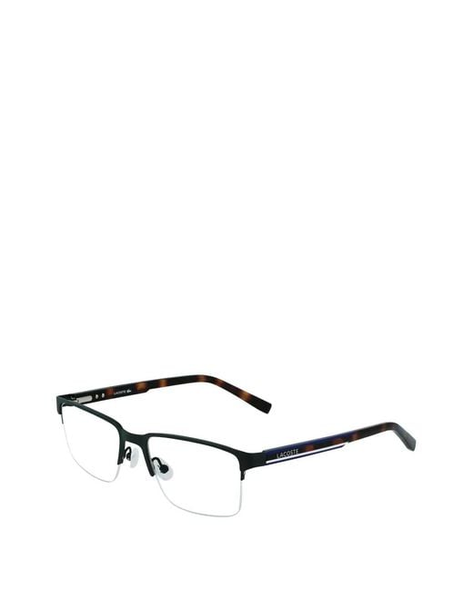 Lacoste Black Rectangle Glasses for men