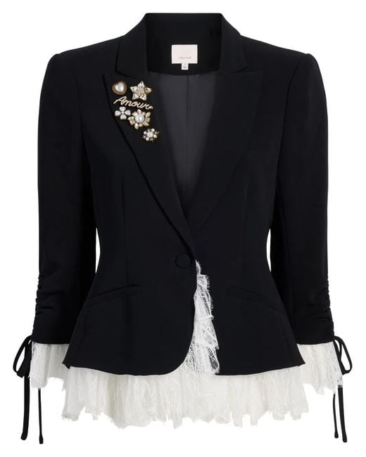Cinq À Sept Black Le Petit Roxie Blazer
