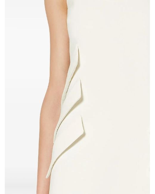 Versace White Mini Dress With Pockets