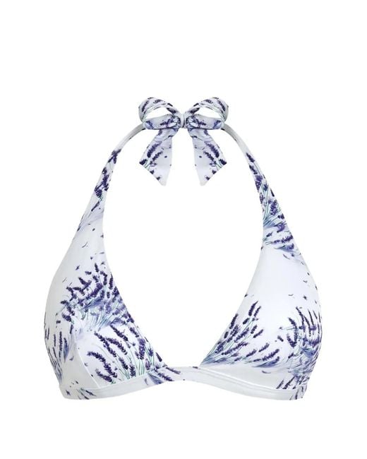 Vilebrequin Blue Print Halterneck Bikini Top