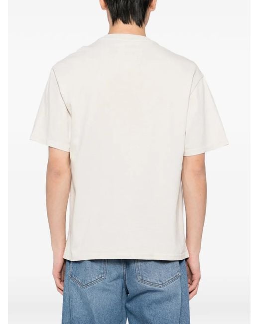 Melt White Graphic-Printed T-Shirt for men