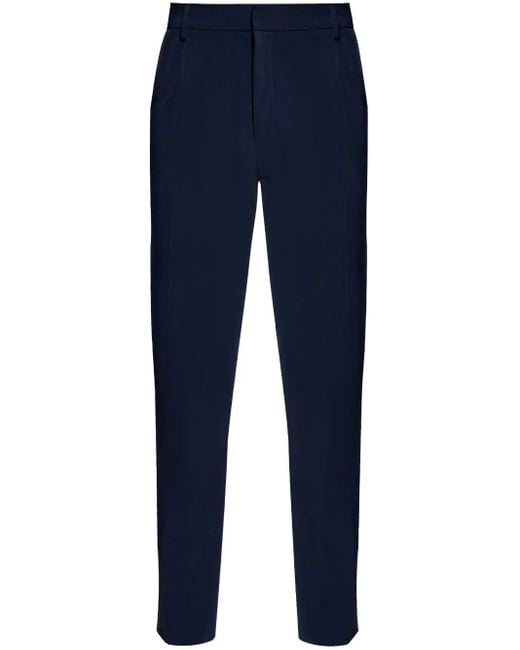 Paul Smith Blue Pressed Crease Tailored Trousers for men