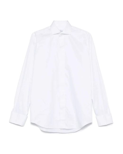 メンズ Alessandro Gherardi コットン シャツ White