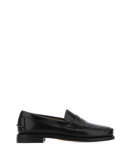 Sebago Black Classic Dan Loafers for men