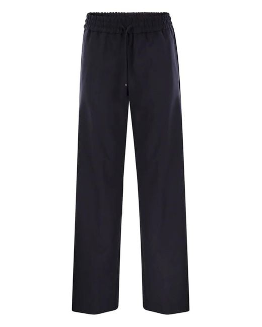 Dondup Blue Marisol Drawstring-Waist Track Pants