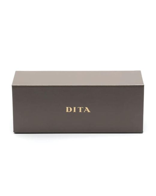 Dita Eyewear Black Lxn-Evo Pilot-Frame Sunglasses