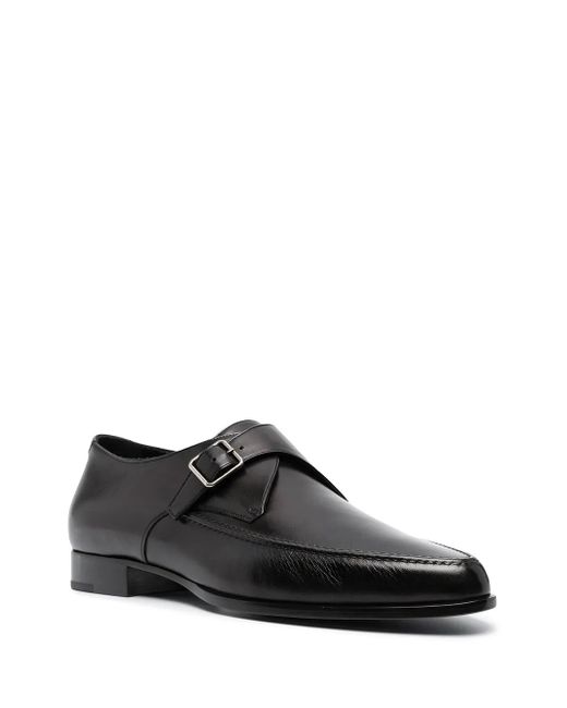 Saint Laurent Black Marceau Monk Shoes for men