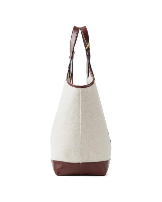 Versace Natural Rivière Large Canvas Tote