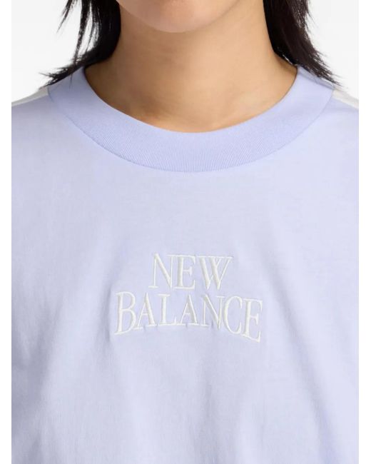 New Balance Blue T-Shirt Oversize Trackside
