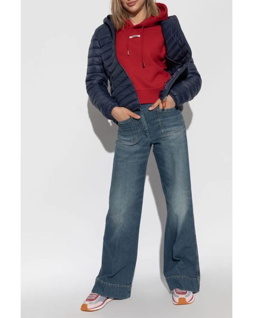Save The Duck Blue Daisy Puffer Jacket