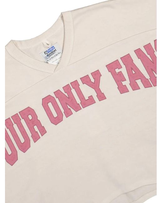 『doublet 』25SS ONLY FANS T-SHIRT Doublet X Pz Today Only Fans T-Shirt in Pink for Men | Lyst