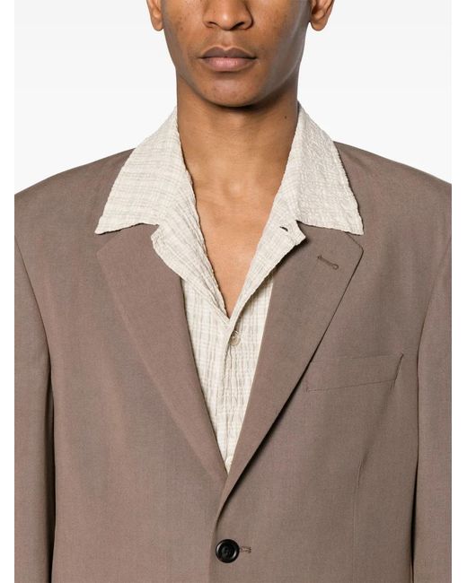 Our Legacy Brown Vienna Single-Breasted Blazer for men