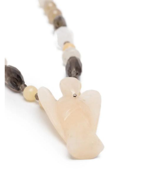 KUNDO White Beaded Necklace