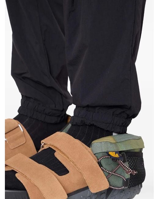Kolor Blue Elasticated-Belt Trousers for men