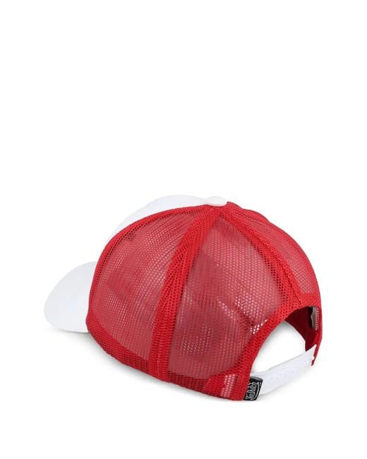 Von Dutch White Casquette En Résille À Patch Logo for men