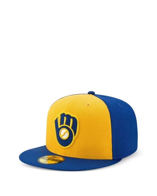KTZ Blue Milwaukee Brewers Diamond Era Cap