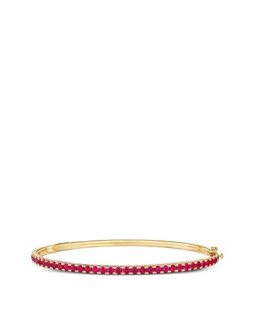 Kwiat White Stackable Ruby Bangle Bracelet
