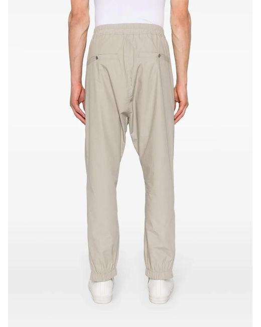 Rick Owens Natural Tecuatl Drop-Crotch Track Pants for men