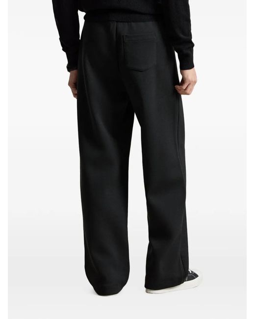 Polo Ralph Lauren Black Logo-Embroidered Track Pants for men