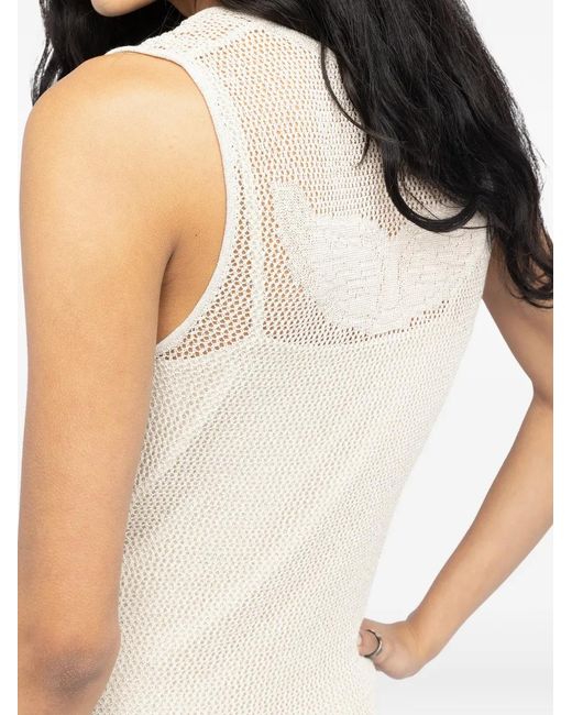 Zadig & Voltaire White Maxi Riza Open-Knit Dress