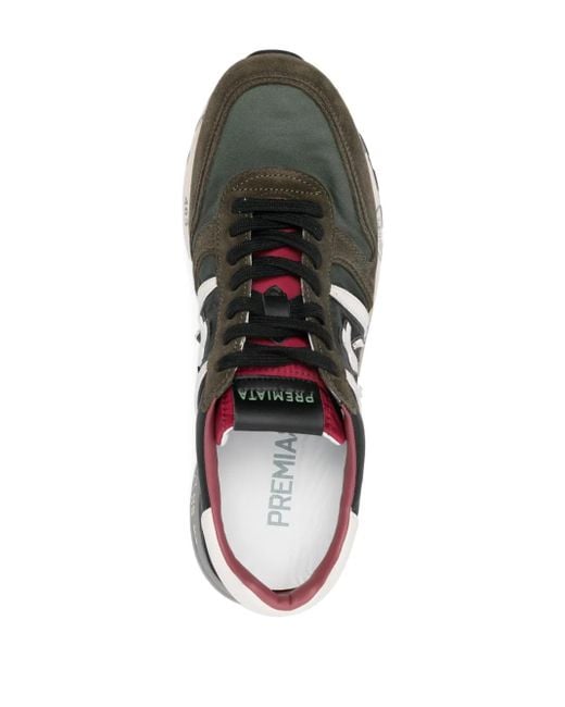 Premiata Black Baskets Lander 6905 for men