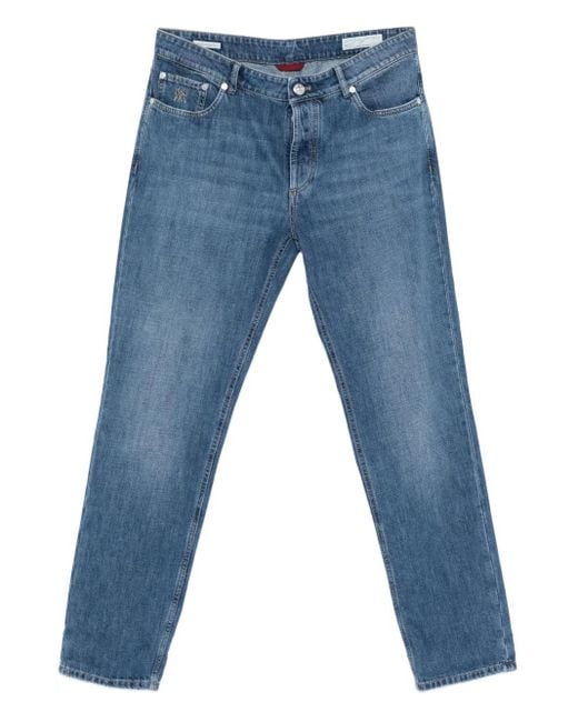 メンズ Brunello Cucinelli ファイブポケット ジーンズ Blue