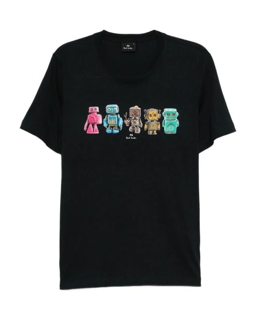 T-Shirt di Paul Smith in Black da Uomo