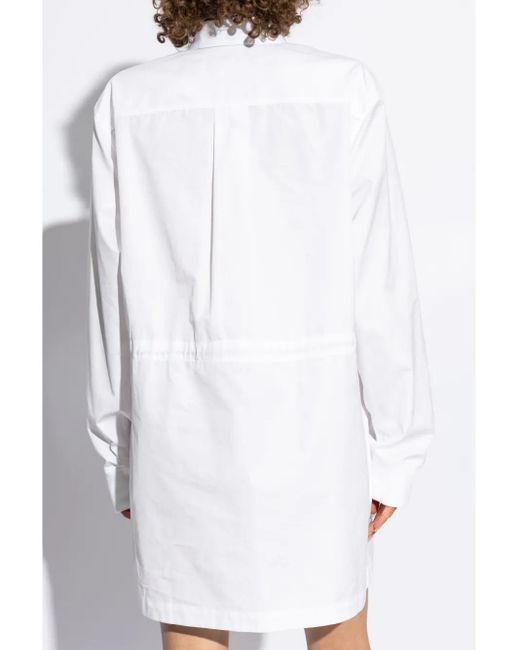 DSquared² White Cotton Mini Dress