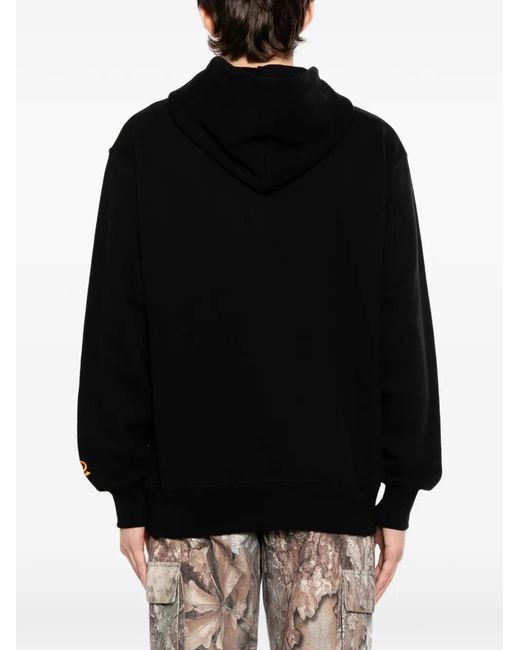 PEACE AND AFTER Black Diner Hoodie for men