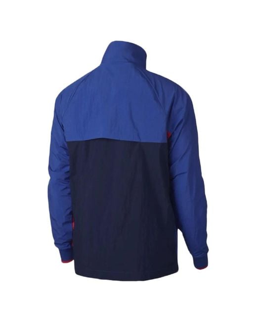 Nike Blue Archive Half-Zip Jacket for men