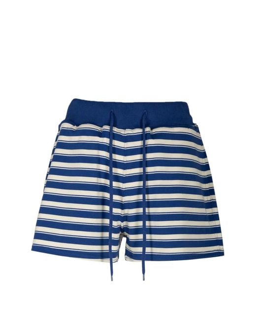 Denimist Blue Striped Shorts