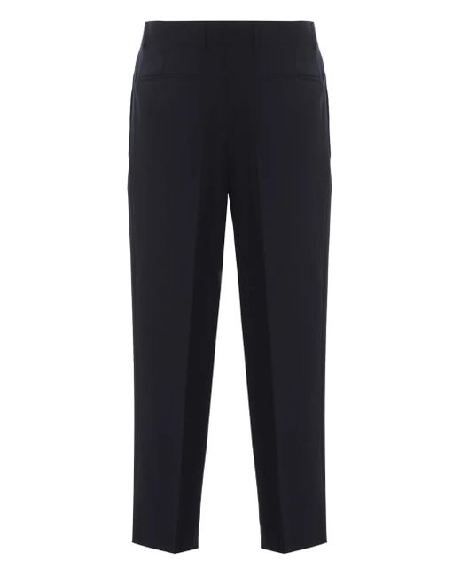 Costumein Blue Pleated-Front Trousers for men