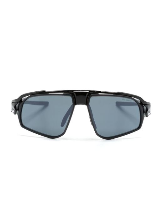 Nike Blue Flyfree Navigator-frame Sunglasses