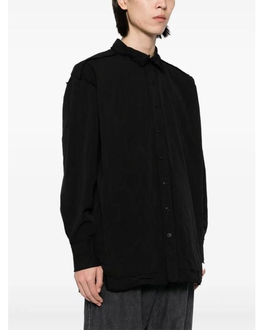 Casey Casey Black Hamnet Raw Shirt for men