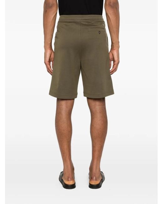 Herno Green Side-Pocket Shorts for men