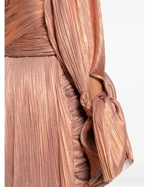 Maria Lucia Hohan Orange Silk One-shoulder Palmer Gown