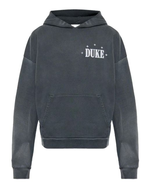 Duke & Dexter Gray Duke Plus Hoodie for men