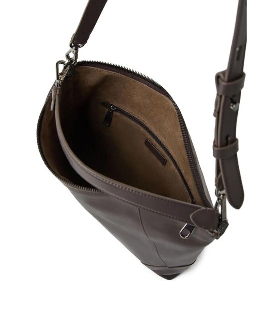 Brunello Cucinelli Gray Duo Hobo Bag