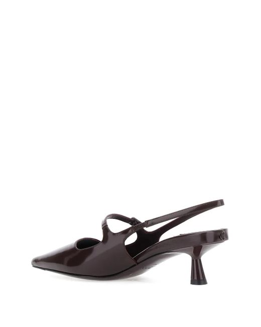 Jimmy Choo Brown 45Mm Didi Slingback Pointed-Toe Pumps