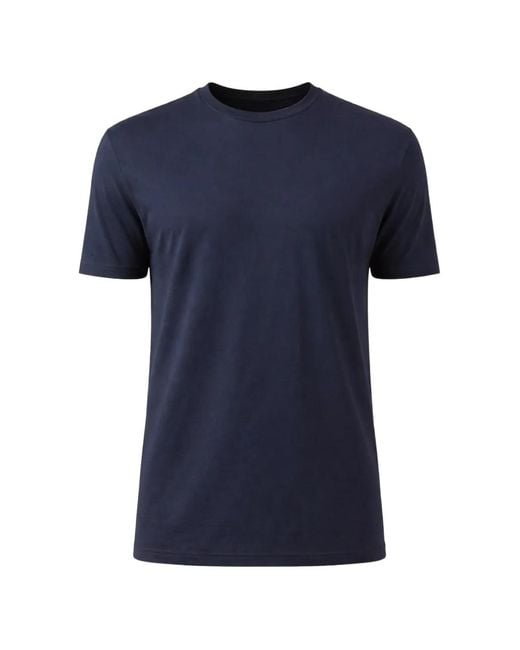 Peninsula Blue Crew-Neck T-Shirt for men