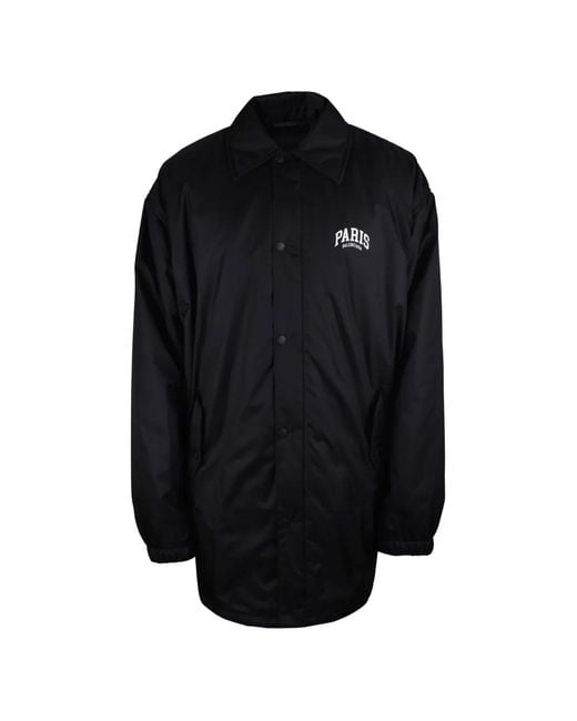 Balenciaga Blue Waterproof Jacket for men
